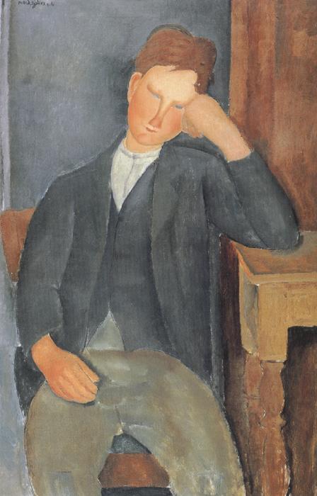 Amedeo Modigliani The Young Apprentice (mk39) oil painting image